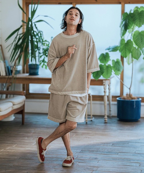 CAMBIO（カンビオ） パンツ mp13106-Pigment Pile Short Pants パイル
