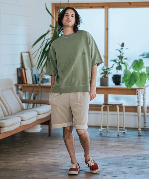 CAMBIO（カンビオ） パンツ mp13106-Pigment Pile Short Pants パイル