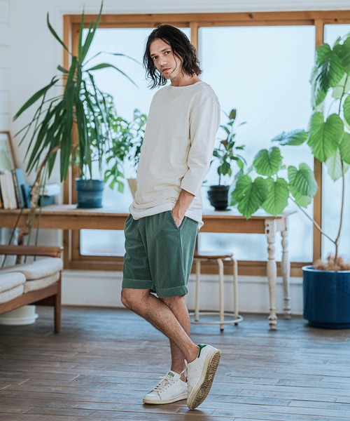 CAMBIO（カンビオ） パンツ mp13106-Pigment Pile Short Pants パイル