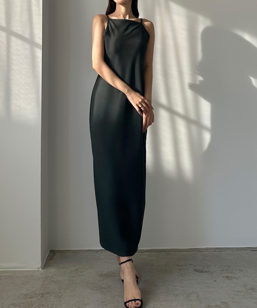 Louere ワンピース 「取り外し可能パット付き」アメスリ