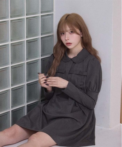 Fickle Bebe（フィクルベベ） ワンピース ボレロリボンレイヤード