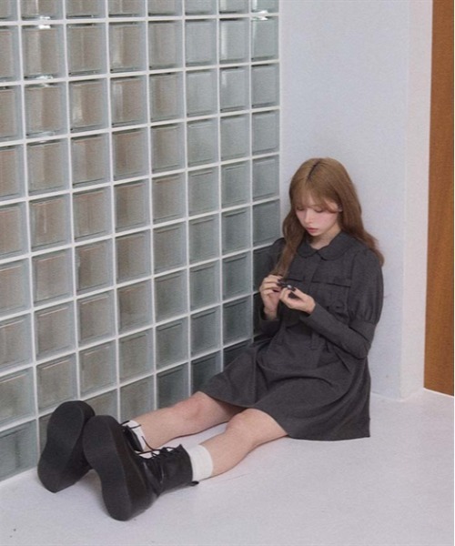Fickle Bebe（フィクルベベ） ワンピース ボレロリボンレイヤード
