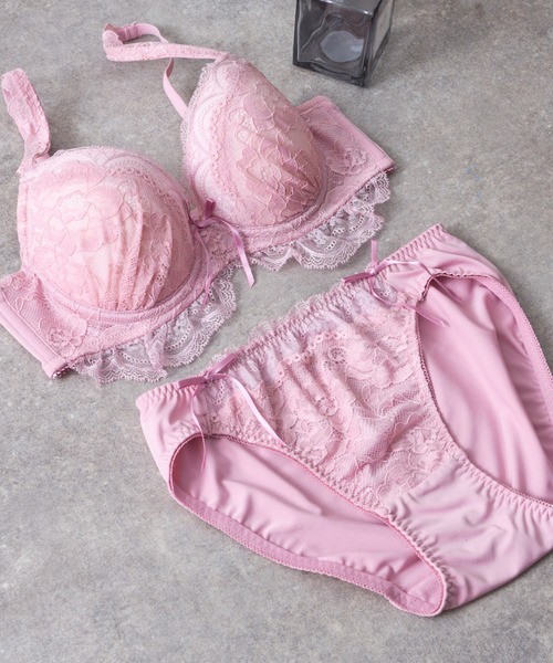 Dolce Fiora（ドルチェ フィオラ） ブラジャー ショーツセット 透け感