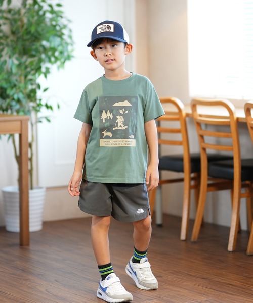 THE NORTH FACE（ザ ノースフェイス） tシャツ S/S SHIRETOKO T キッズ