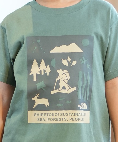 THE NORTH FACE（ザ ノースフェイス） tシャツ S/S SHIRETOKO T キッズ