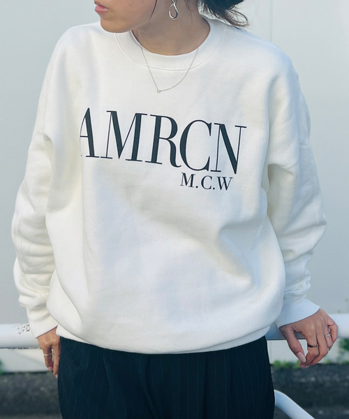 AMERICANA 「AMERICANA」 スウェットカットソー「MICA＆DEAL