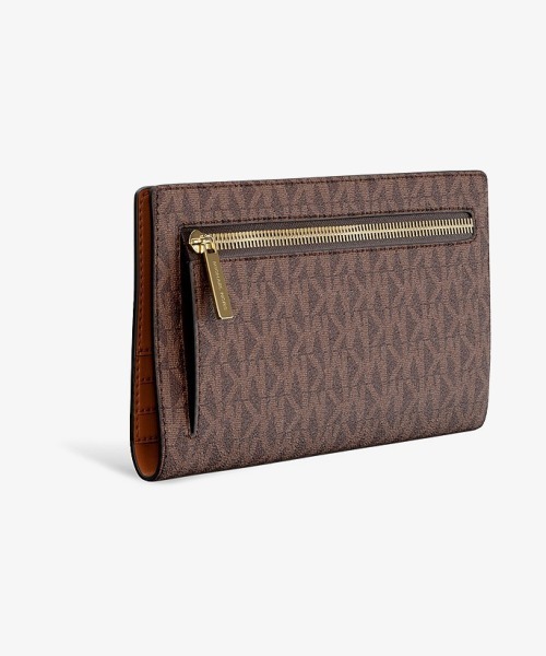 MICHAEL KORS 財布 CARSON ウォレット ラージ - MKシグネチャー