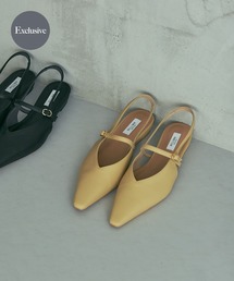 パンプス 「別注」 MILLIWM×URBANR　Vカットスリングバッグパンプス｜ZOZOTOWN Yahoo!店