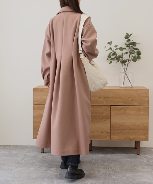 「Social GIRL」 ステンカラーコート M アイボリー レディース_画像4