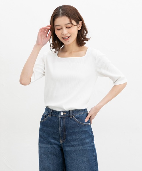 SARIさん専用 Honeys tシャツ 「ハニさら・接触冷感・UVカット」スクエア