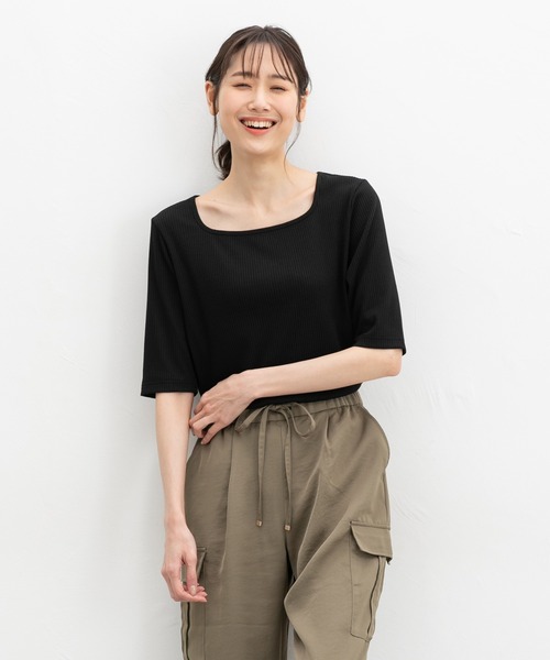 SARIさん専用 Honeys tシャツ 「ハニさら・接触冷感・UVカット」スクエア
