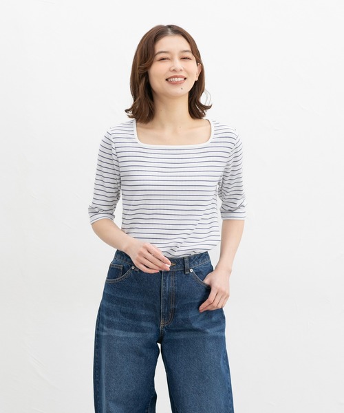 SARIさん専用 Honeys tシャツ 「ハニさら・接触冷感・UVカット」スクエア