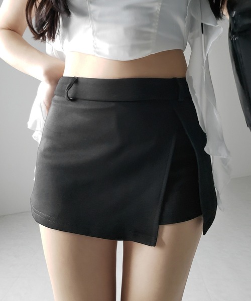 me+em select（ミームセレクト） スカート 「 2color 」レイヤード