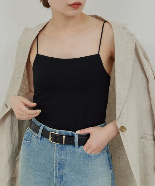 【La nature linge】ベア天竺キャミソール セール】【La nature linge】ベア天竺キャミソールブラ