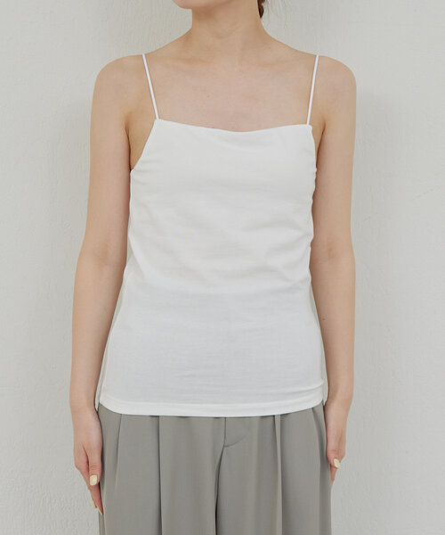 GALLARDAGALANTE 「La nature linge」ベア天竺キャミソール