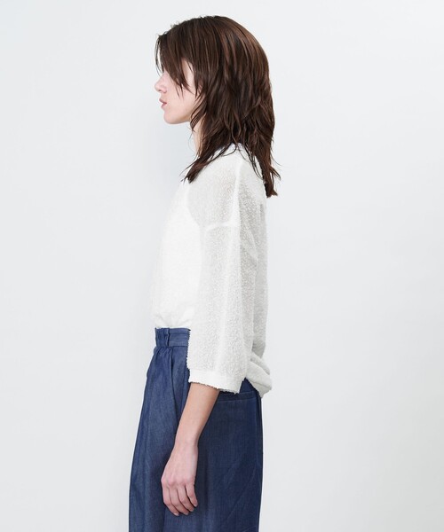 ASTRAET ニット セーター 「ASTRAET」14G クルーネック ショート