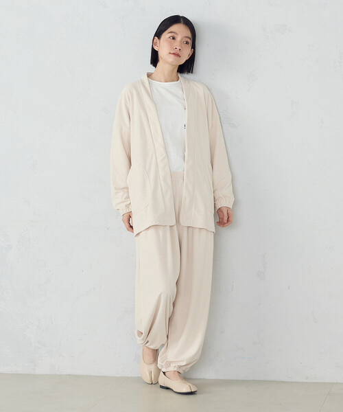 パジャマ ルームウェア パイルジャージ作務衣 / セットアップ対応