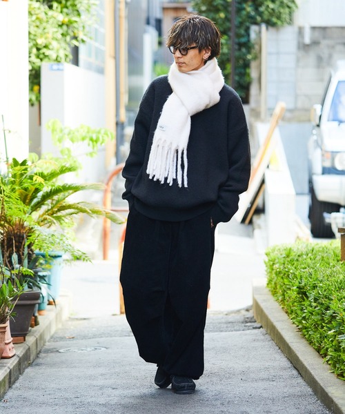 「PUBLUX」 長袖ニット LARGE ブルー メンズ_画像2