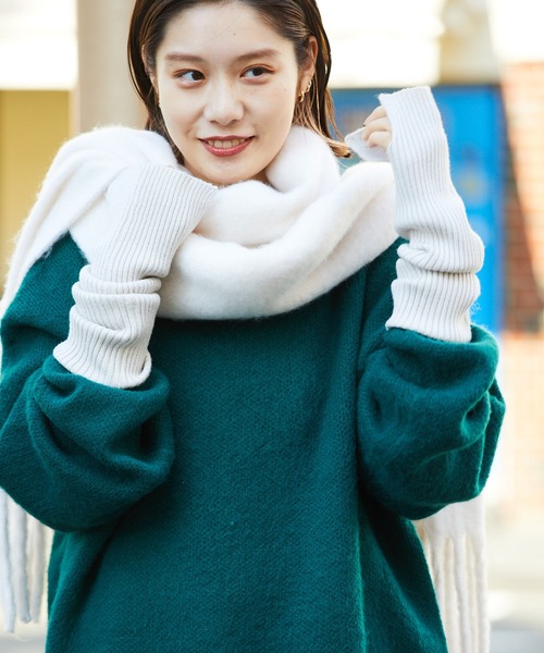 「PUBLUX」 長袖ニット LARGE ブルー メンズ_画像8