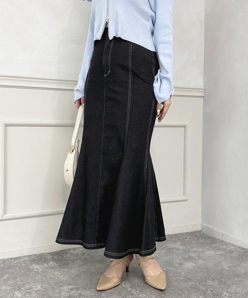 apres jour（アプレジュール） スカート デニムマーメイドスカート