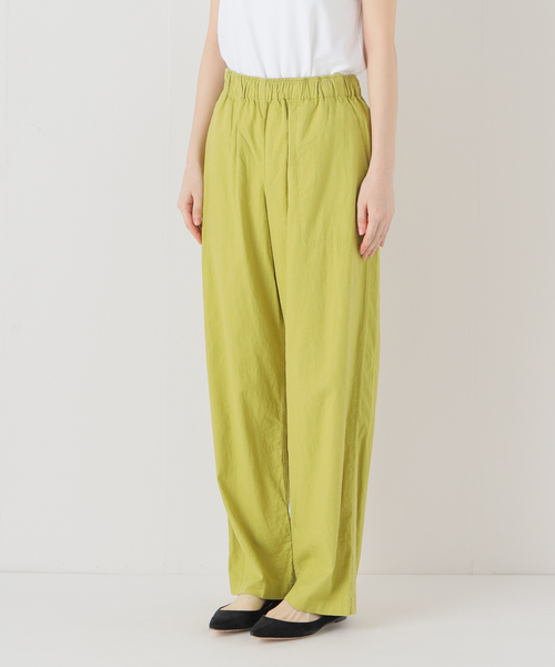 SLOBE IENA ソフトリネンリラックスパンツ◆新品未使用タグ付き SLOBE IENA｜リネン混イージースラックス | Rakuten Fashion