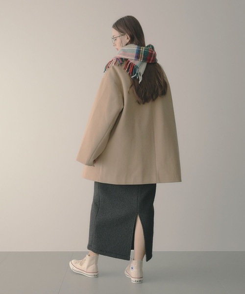 「saloon」 ピーコート S ネイビー レディース_画像8