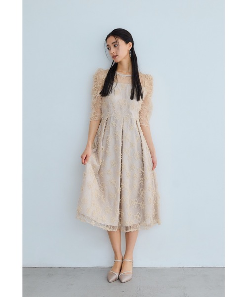 niana（ニアナ） ドレス スパンコールフラワーレースドレス 結婚式