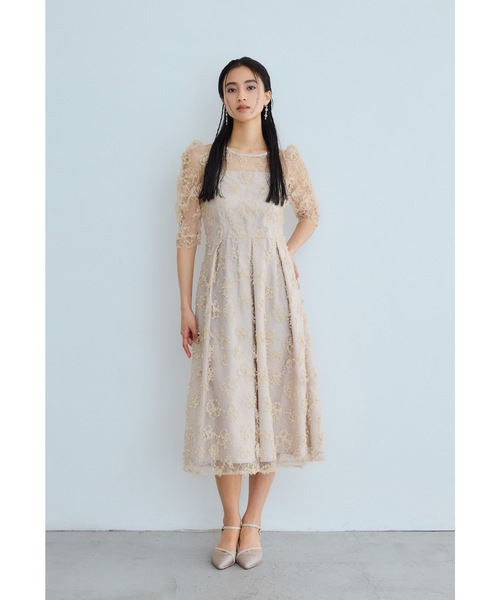 niana（ニアナ） ドレス スパンコールフラワーレースドレス 結婚式