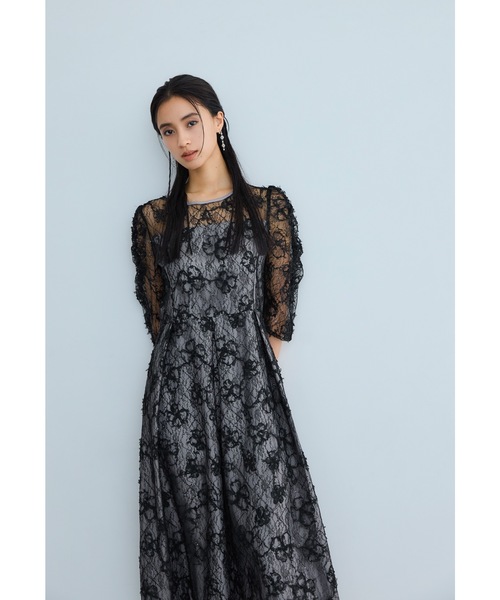 niana（ニアナ） ドレス スパンコールフラワーレースドレス 結婚式