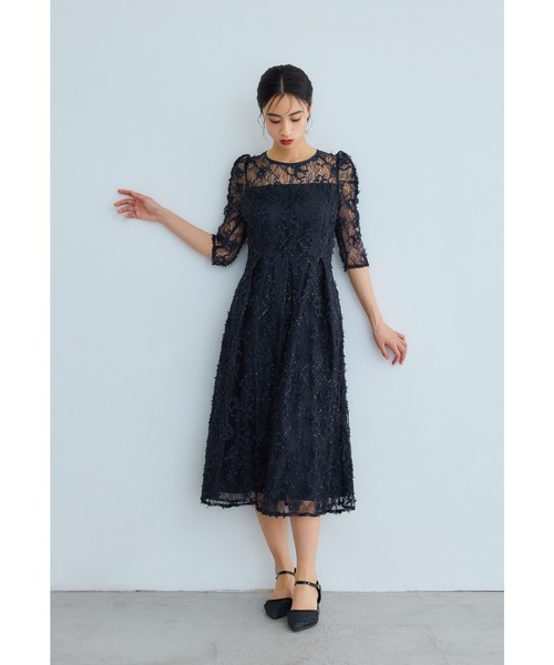 niana（ニアナ） ドレス スパンコールフラワーレースドレス 結婚式