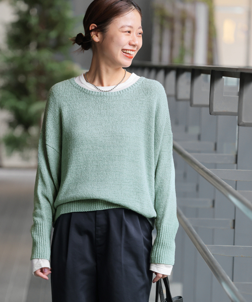 ニット セーター 「WEB限定追加」テープヤーンニュアンスプルオーバー レディース JOURNAL STANDARD relume ニット セーター 「WEB限定追加