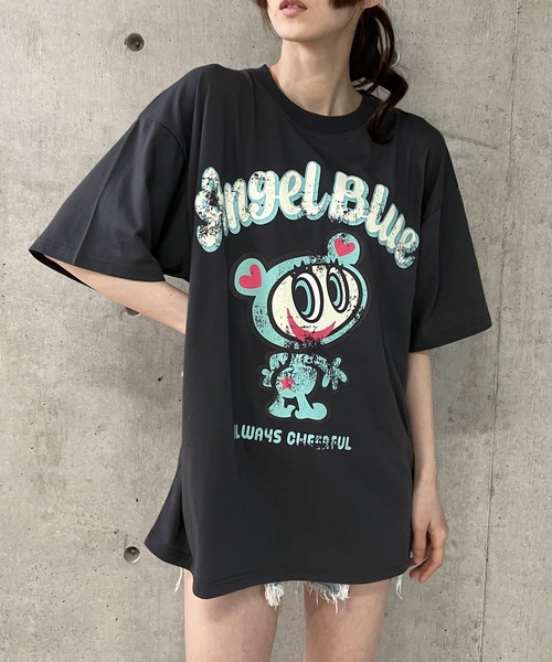 ANGEL'S BUBBLE Tシャツ L ちいかわ てんし♡あくま Tシャツ（ODE ANGELS ホワイト