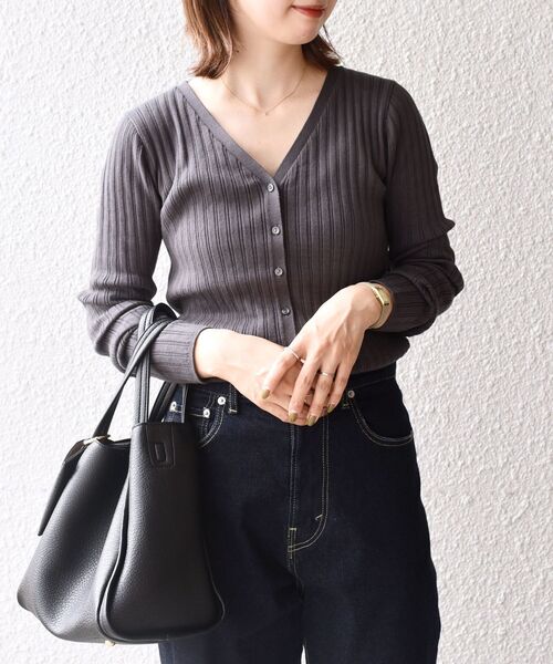 SHIPS グレー ニット カーディガン SHIPS 「SHIPS」 ニットカーディガン MEDIUM グレー メンズ