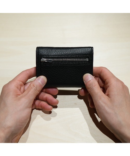 JAM  MADE 三つ折り財布 売り急ぎ！ JNS999B)牛革 レザー REIWA コンパクト ミニ ウォレット