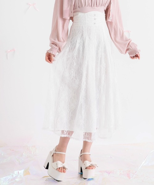 DearMyLoveRose（ディアマイラブローズ） スカート バックリボンハイ