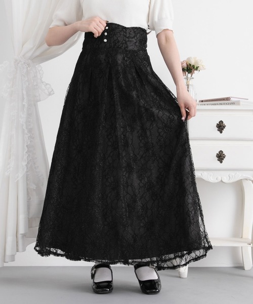 DearMyLoveRose（ディアマイラブローズ） スカート バックリボンハイ