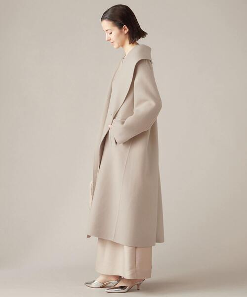 「martinique」 ステンカラーコート FREE ネイビー レディース_画像4