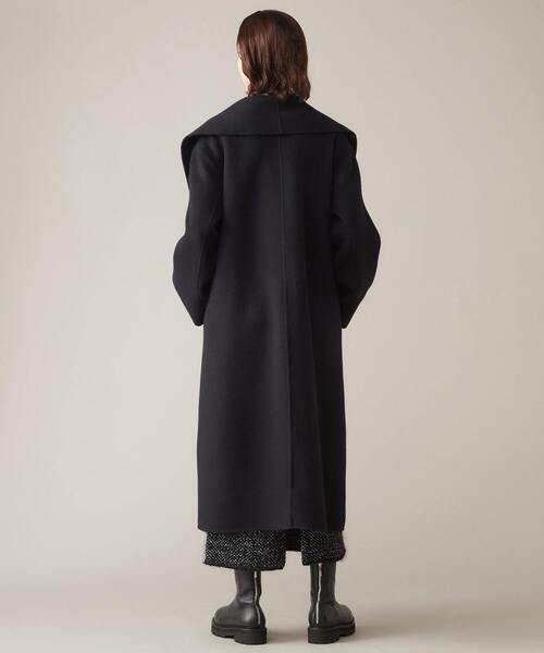 「martinique」 ステンカラーコート FREE ネイビー レディース_画像7