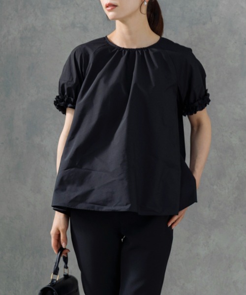 Sono カットソー ブラウス Sono ブラウス シャツ 「SONO/ソーノ」フローラルスウィング