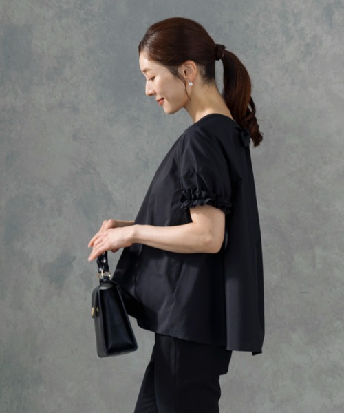 Sono カットソー ブラウス Sono ブラウス シャツ 「SONO/ソーノ」フローラルスウィング