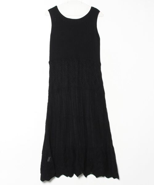 「MILLION CARATS」 ニットワンピース FREE ブラック レディース_画像2