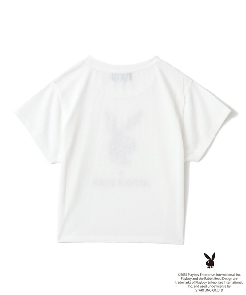 PLAYBOY tシャツ x atmos pink Rhinestone T-shirt