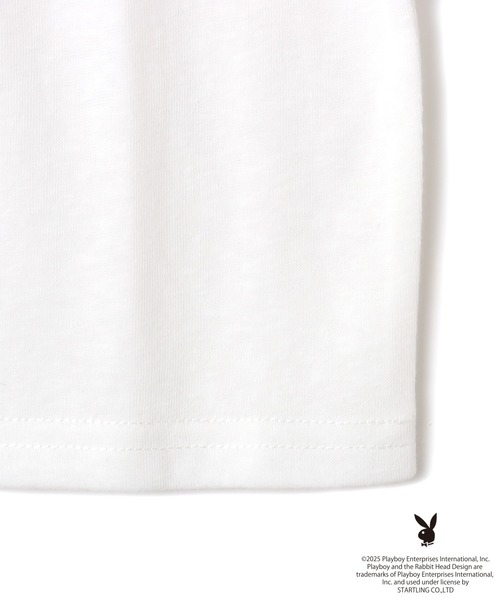 PLAYBOY tシャツ x atmos pink Rhinestone T-shirt