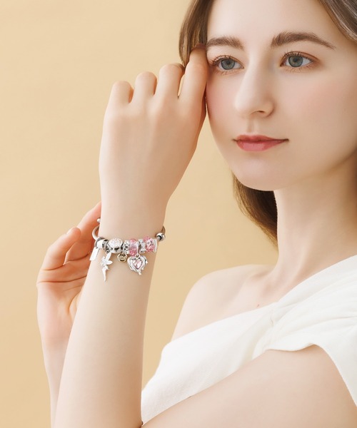 LA MUe アレルギー対応 ブレスレット 「LA MUe」ハートチャーム