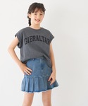tシャツ キッズ 親子お揃い袖ロールアップロゴ...の詳細画像1