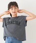 tシャツ キッズ 親子お揃い袖ロールアップロゴ...の詳細画像3