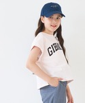 tシャツ キッズ 親子お揃い袖ロールアップロゴ...の詳細画像5