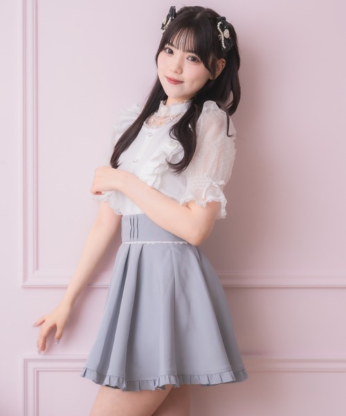 関税込★Rouje レトロ可愛 フラワー柄 膝丈 裾フリル スカート 楽天市場】☆送料無料☆在庫一掃限定☆500OFF☆花柄スカートA