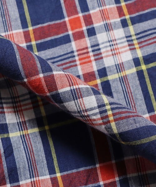 ブラウス シャツ SERO/セロ B.D WIDE SHIRT MADRAS CHECK マドラスチェックシャツ ビッグシルエット レディース SERO シャツ SERO/セロ B.D WIDE SHIRT MADRAS CHECK マドラス