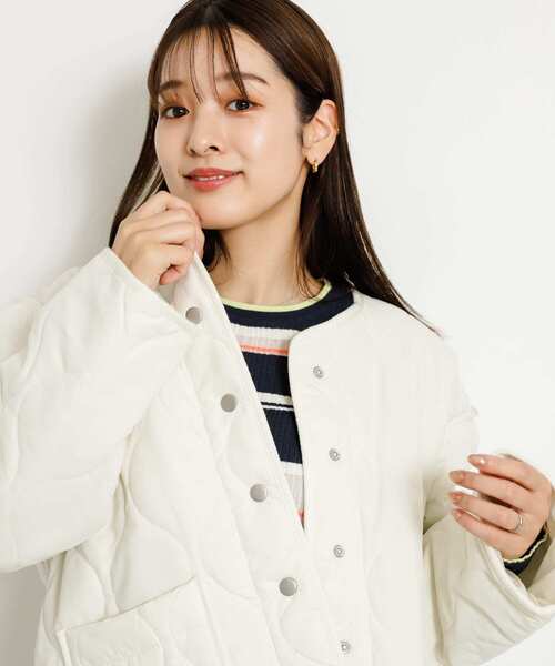 「SENSE OF PLACE by URBAN RESEARCH」 中綿ブルゾン ONE ブラック レディース_画像5